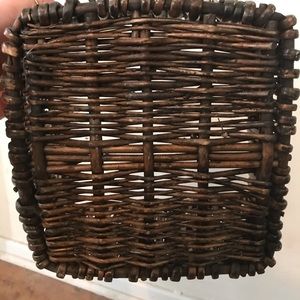 Vintage Accents - Vintage Square Woven Basket Vintage Accents - Vintage Square Woven Basket